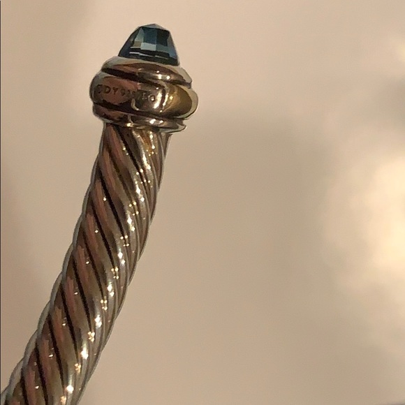 DAVID YURMAN BLUE TOPAZ Cable Classic Bracelet - Picture 4 of 9
